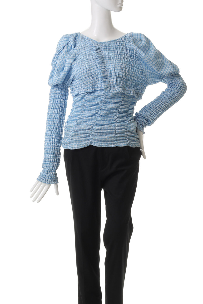2WAYパフスリーブギャザーブラウス　MAISON SPECIAL 25SS MAISON SPECIAL(メゾンスペシャル)｜2way Puff Sleeves Gathered