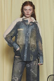 Denim Print Shirt/デニムプリントシャツ