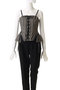 Stripe Lace Up Bustier/ストライプレースアップビスチェ メゾンスペシャル/MAISON SPECIAL