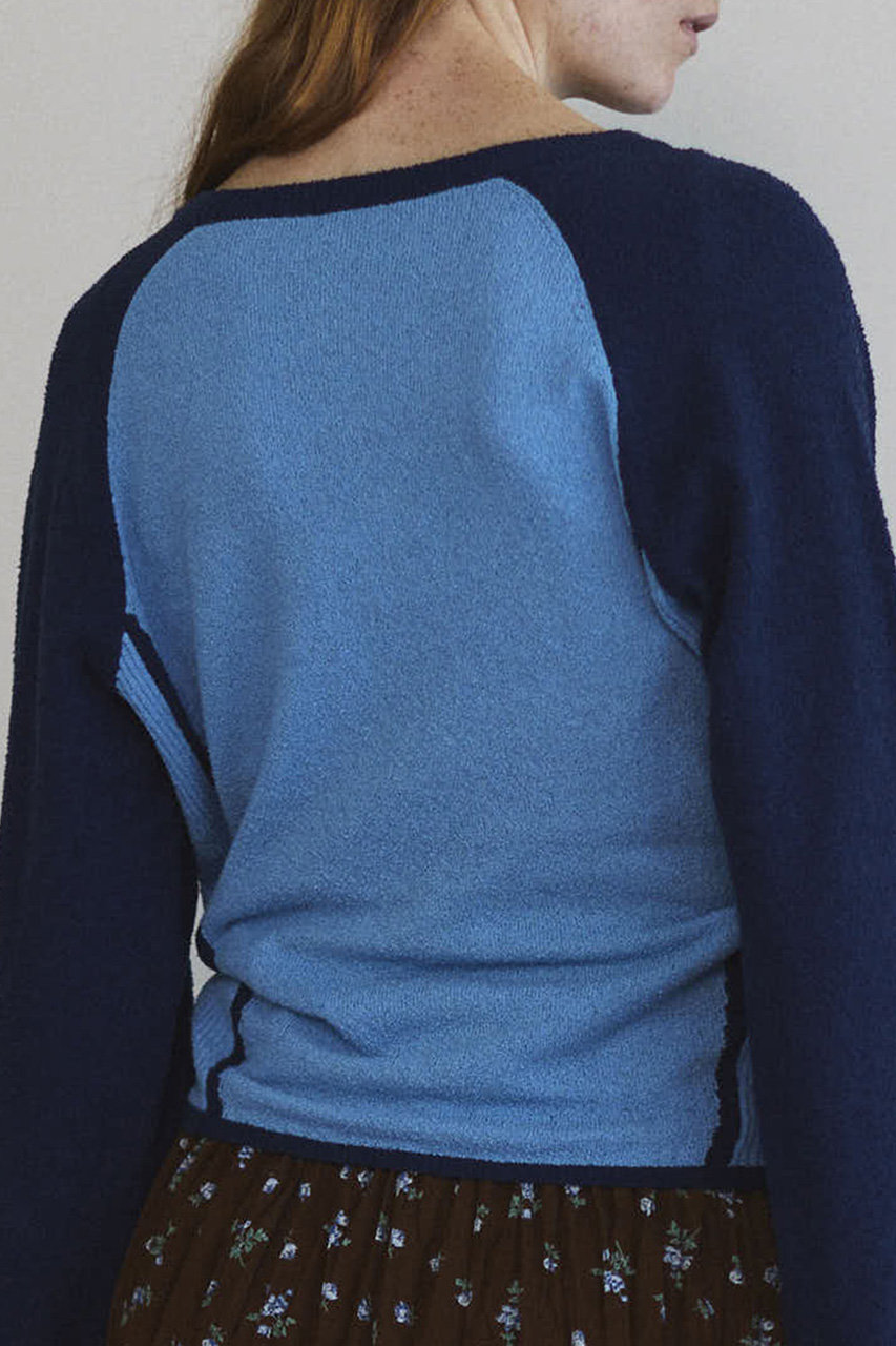 ニット セーター PEAR Logo Knit Tops/PEARロゴニットトップス「MAISON SPECIAL/メゾンスペシャル」 レディース PEAR Logo Knit Tops