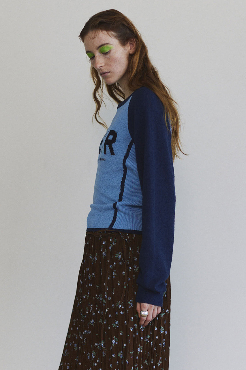 ニット セーター PEAR Logo Knit Tops/PEARロゴニットトップス「MAISON SPECIAL/メゾンスペシャル」 レディース MAISON SPECIAL ニット セーター PEAR Logo Knit Tops/PEAR