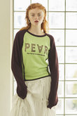 PEAR Logo Knit Tops/PEARロゴニットトップス