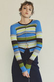 Multiway Colorful Border Cardigan/マルチウェイカラフルボーダーカーディガン