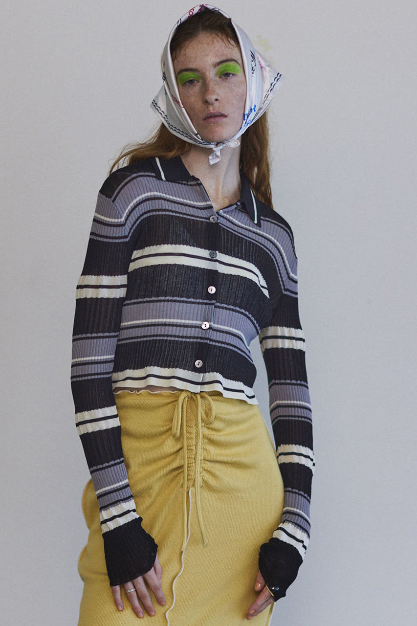 Multiway Colorful Border Cardigan