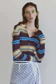 Multi Border Cardigan/マルチボーダーカーディガン