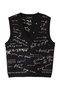 Embroidery Vest/エンブロイダリーベスト メゾンスペシャル/MAISON SPECIAL BLK(ブラック)