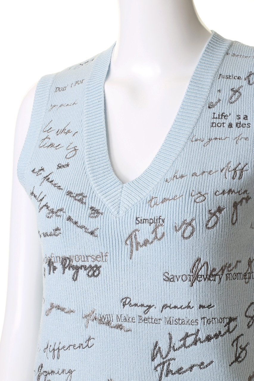 MAISON SPECIAL(メゾンスペシャル)｜Embroidery Vest/エンブロイ