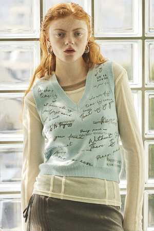 メゾンスペシャル/MAISON SPECIALのEmbroidery Vest/エンブロイダリーベスト(110300/110301)