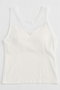 【予約販売】2way See-through Combination Tank Top/2WAYシースルーコンビタンクトップ メゾンスペシャル/MAISON SPECIAL WHT(ホワイト)