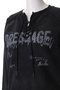 DRESSAGE Lace Up Vintage Sweatshirt/DRESSAGEレースアップヴィンテージスウェット メゾンスペシャル/MAISON SPECIAL