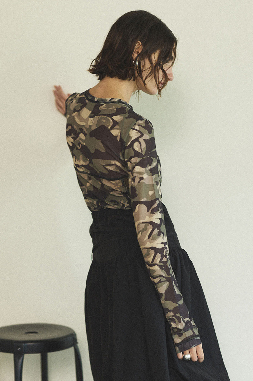 MAISON SPECIAL(メゾンスペシャル)｜Camouflage Mesh Fabric Inner