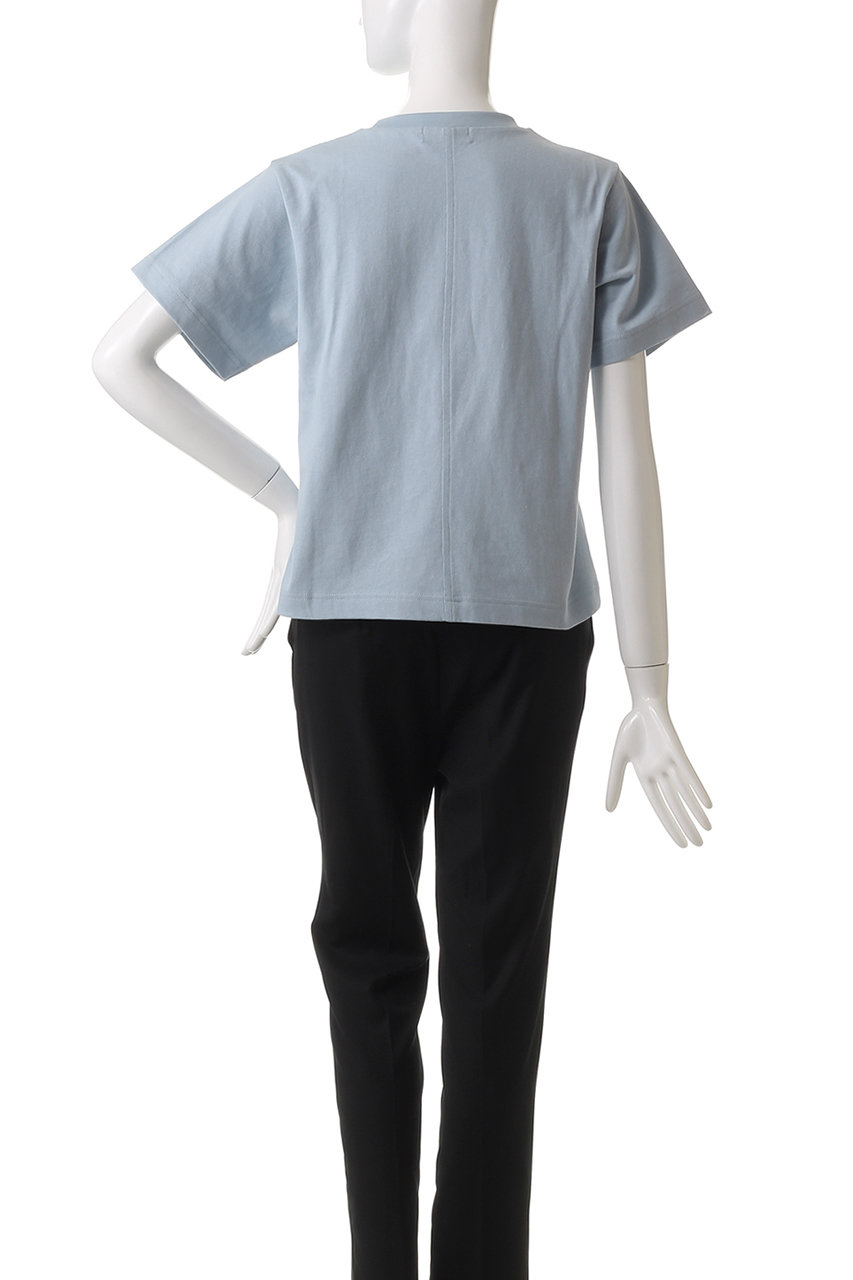 メゾンスペシャル 長袖カットソー ターコイズ ラメ ストーン メゾンスペシャル 長袖カットソー ターコイズ ラメ ストーン