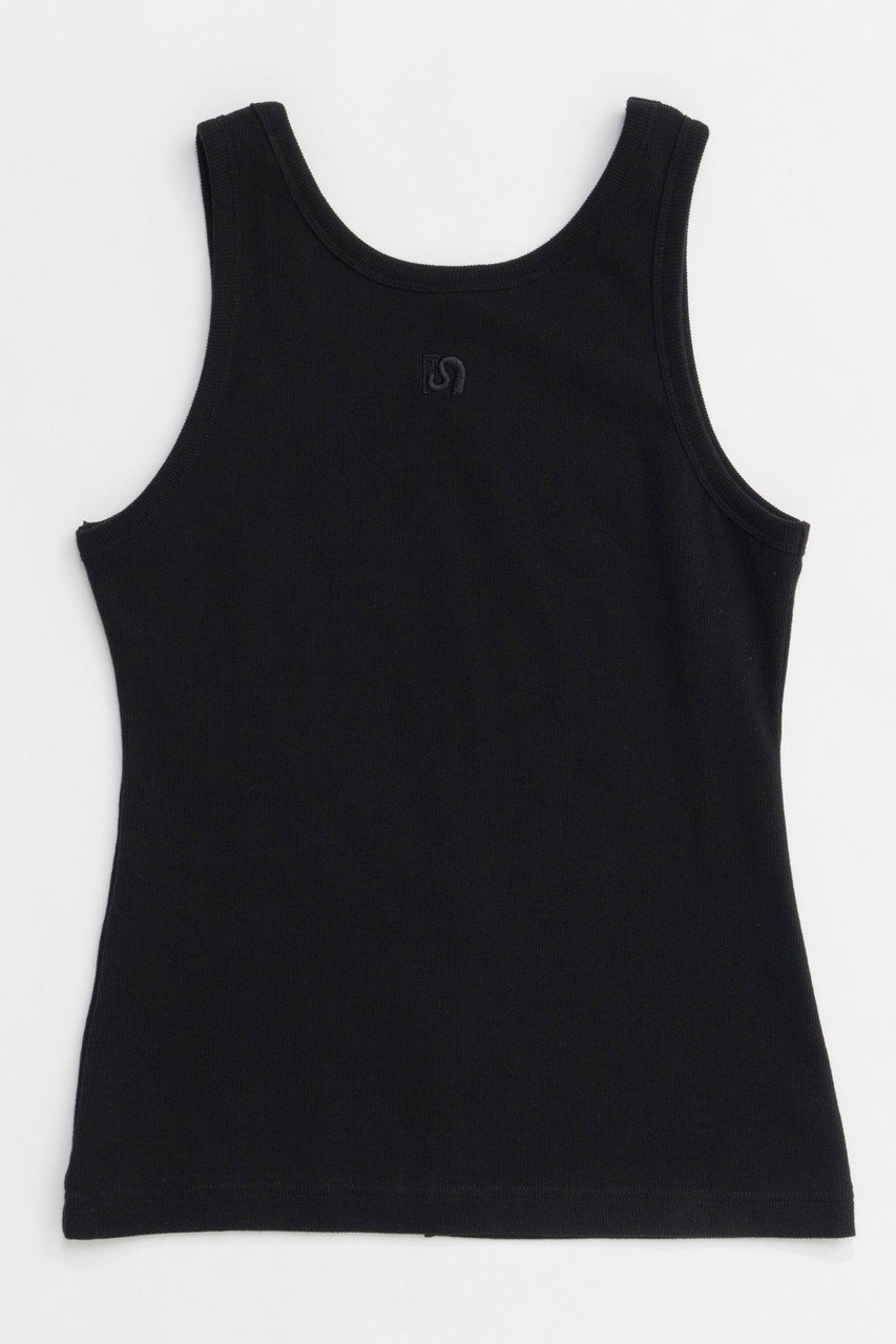 メゾンスペシャル/MAISON SPECIALの【予約販売】2WAY Neck MS Tank Top/2WAYネックMSタンクトップ(BLK(ブラック)/21251415311)