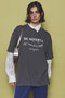 BE MINDFUL Logo T-shirt/BE MINDFULロゴＴシャツ メゾンスペシャル/MAISON SPECIAL C.GRY(チャコールグレー)