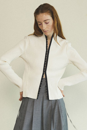 メゾンスペシャル/MAISON SPECIALの2way Damage Processing Cardigan/2WAYダメージカーディガン(110100/110104)