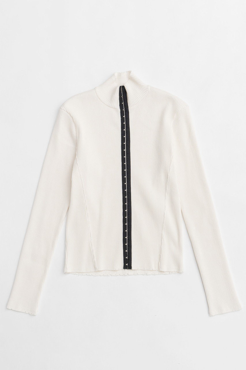 MAISON SPECIAL 2way Damage Processing Cardigan/2WAYダメージカーディガン (O.WHT(オフホワイト), FREE) メゾンスペシャル ELLE SHOP