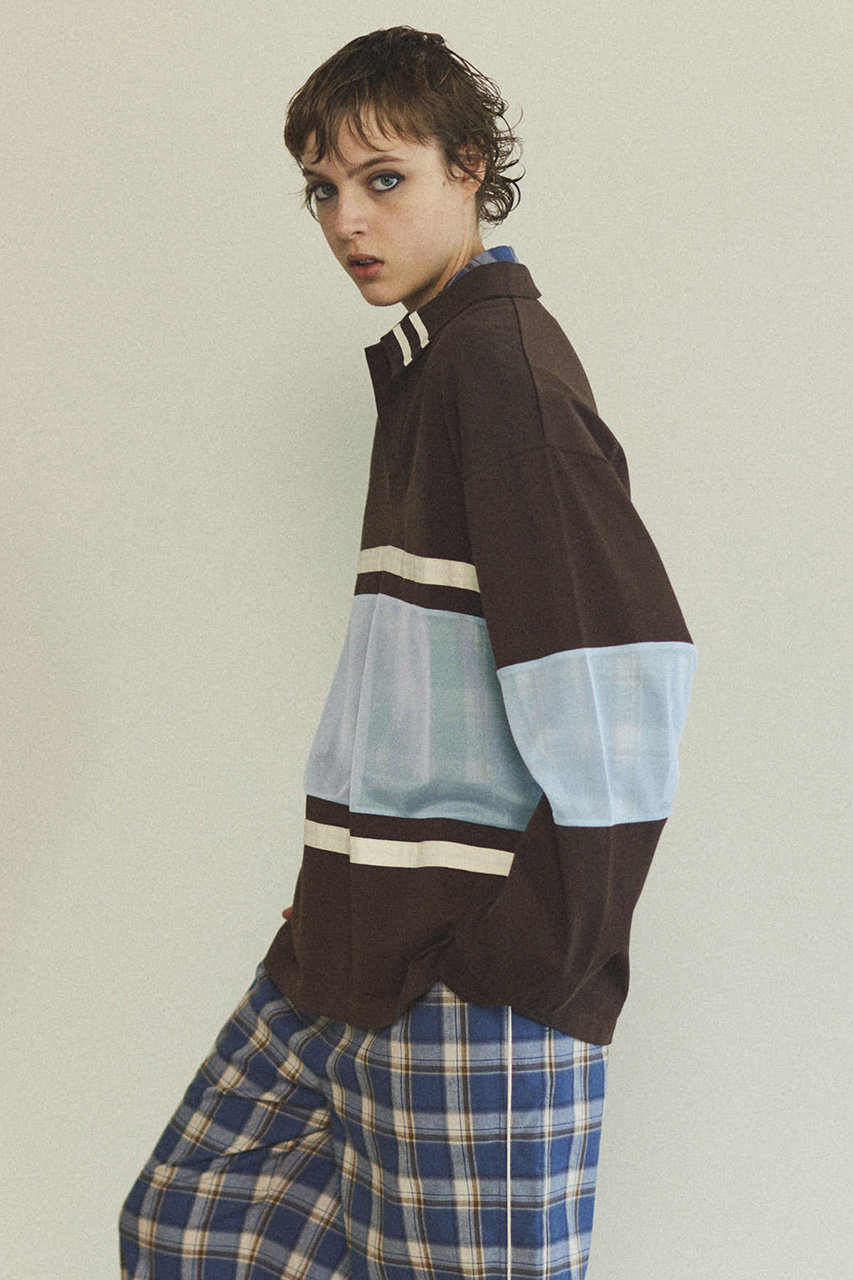 高評価レビュー MAISON SPECIAL(メゾンスペシャル)｜Mesh Combination Fabric トップス