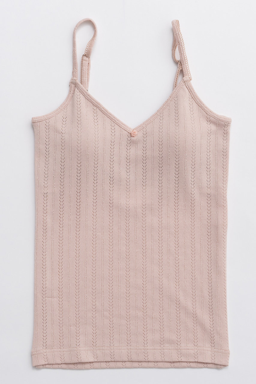 メゾンスペシャル/MAISON SPECIALの【予約販売】Cup In Jersey Lace Camisole/カップインジャージレースキャミソール(PNK(ピンク)/21251415508)