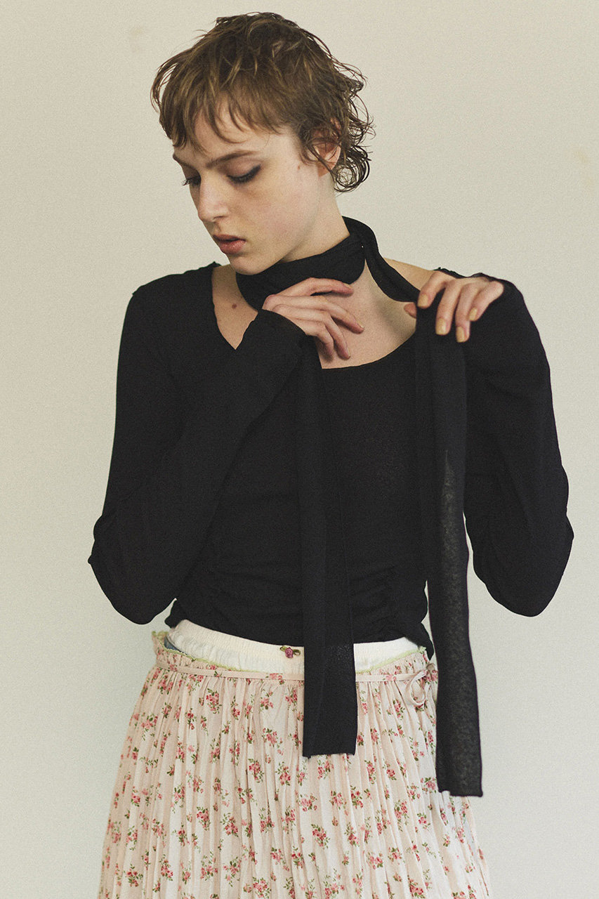 メゾンスペシャル　トップス MAISON SPECIAL(メゾンスペシャル)｜Shirring Square Tops
