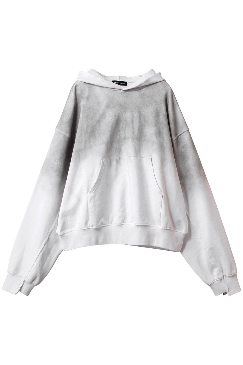 MAISON SPECIAL Spray Processing Oversized Hoodie/スプレーオーバーフーディー (O.WHT(オフホワイト), FREE) メゾンスペシャル ELLE SHOP MAISON SPECIAL Spray Processing Oversized Hoodie/スプレーオーバーフーディー (O.WHT(オフホワイト), FREE) メゾンスペシャル ELLE SHOP
