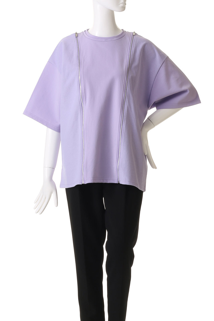 MAISON SPECIAL(メゾンスペシャル)｜Shoulder Zip Design T-shirt