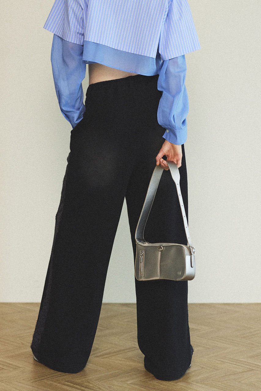 MAISON SPECIAL(メゾンスペシャル)｜Lace Material Line Sweatpants