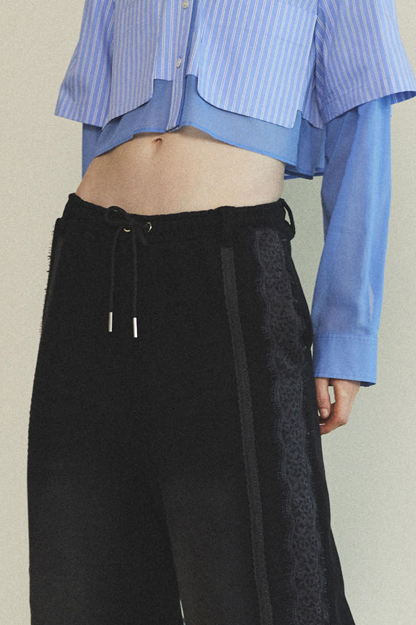 2025/現行/完売/メゾンスペシャル/レースラインスウェットパンツ