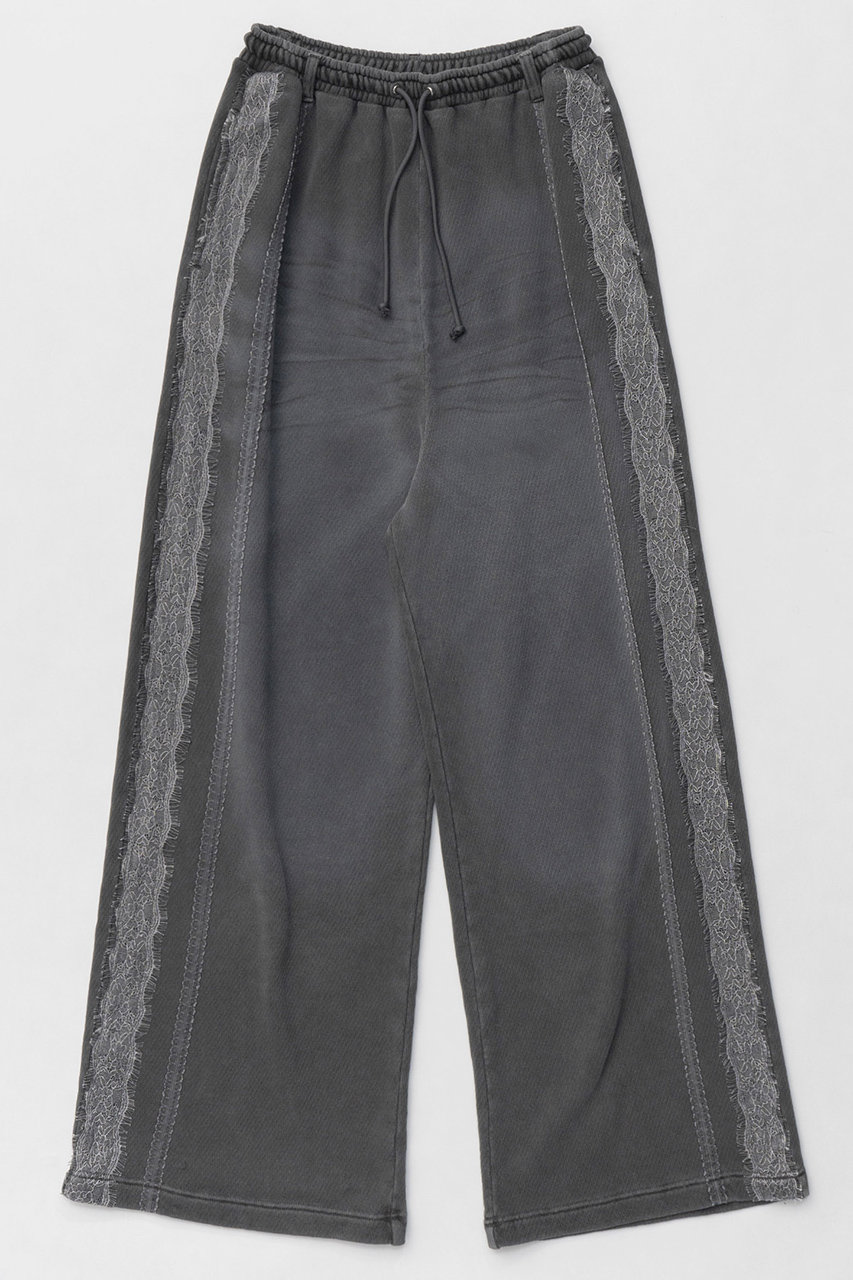 メゾンスペシャル/MAISON SPECIALの【予約販売】Lace Material Line Sweatpants/レースラインスウェットパンツ(GRY(グレー)/21251465203)