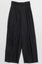 【予約販売】Waist Pleats Cocoon Pants/ウエストプリーツコクーンパンツ メゾンスペシャル/MAISON SPECIAL BLK(ブラック)