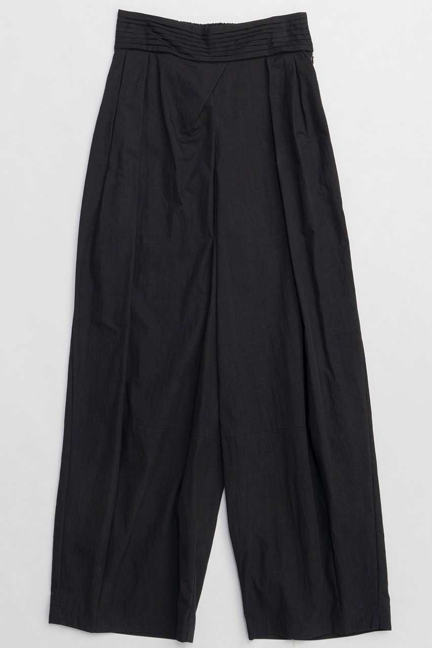 メゾンスペシャル/MAISON SPECIALの【予約販売】Waist Pleats Cocoon Pants/ウエストプリーツコクーンパンツ(BLK(ブラック)/21251465206)