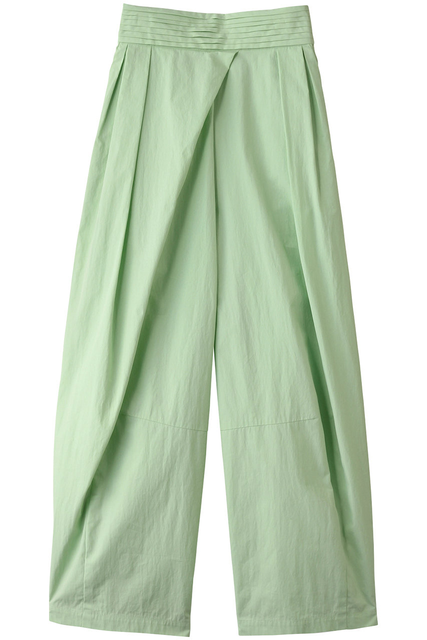 メゾンスペシャル/MAISON SPECIALの【予約販売】Waist Pleats Cocoon Pants/ウエストプリーツコクーンパンツ(GRN(グリーン)/21251465206)