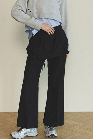 メゾンスペシャル/MAISON SPECIALのShirring Mini Skirt Pants/シャーリングミニスカートパンツ(110600/110601)