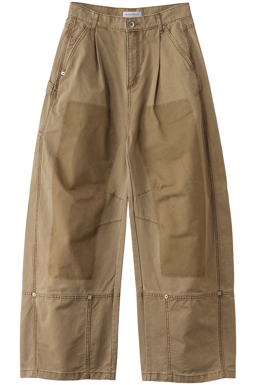 メゾンスペシャル/MAISON SPECIALのPainter Military Curve Pants/ペインターミリタリーカーブパンツ(BGE(ベージュ)/21251465304)