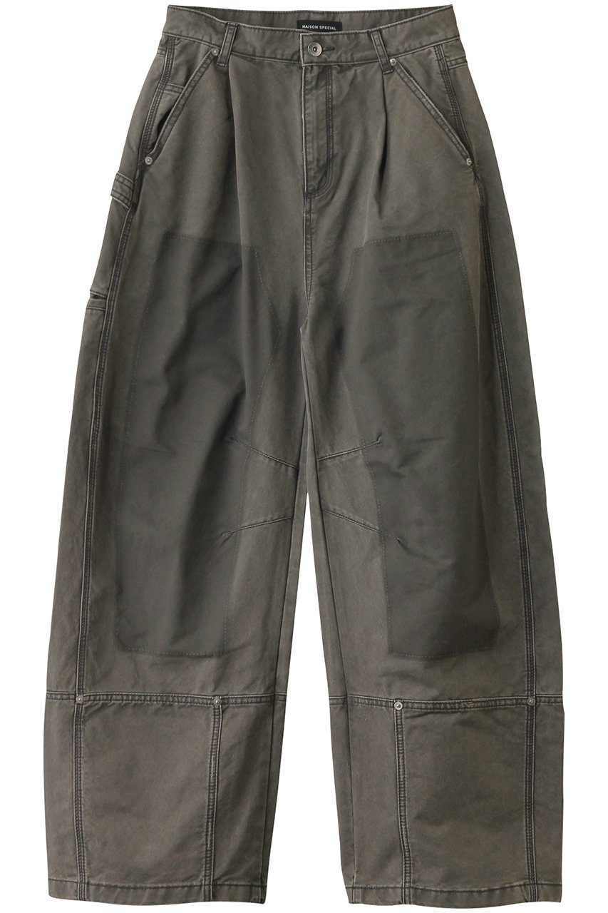 メゾンスペシャル/MAISON SPECIALのPainter Military Curve Pants/ペインターミリタリーカーブパンツ(KHK(カーキ)/21251465304)