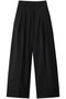 Two Tuck Curve Wide Tapered Pants/2タックカーブワイドテーパードパンツ メゾンスペシャル/MAISON SPECIAL BLK(ブラック)