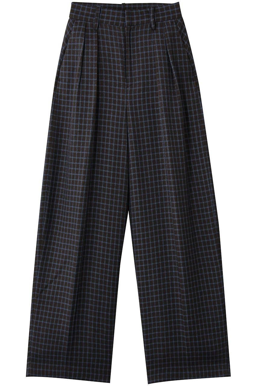 MAISON SPECIAL 2タックカーブワイドテーパードパンツ (BRN(ブラウン), 36) メゾンスペシャル ELLE SHOP MAISON SPECIAL 2タックカーブワイドテーパードパンツ (BRN(ブラウン), 36) メゾンスペシャル ELLE SHOP