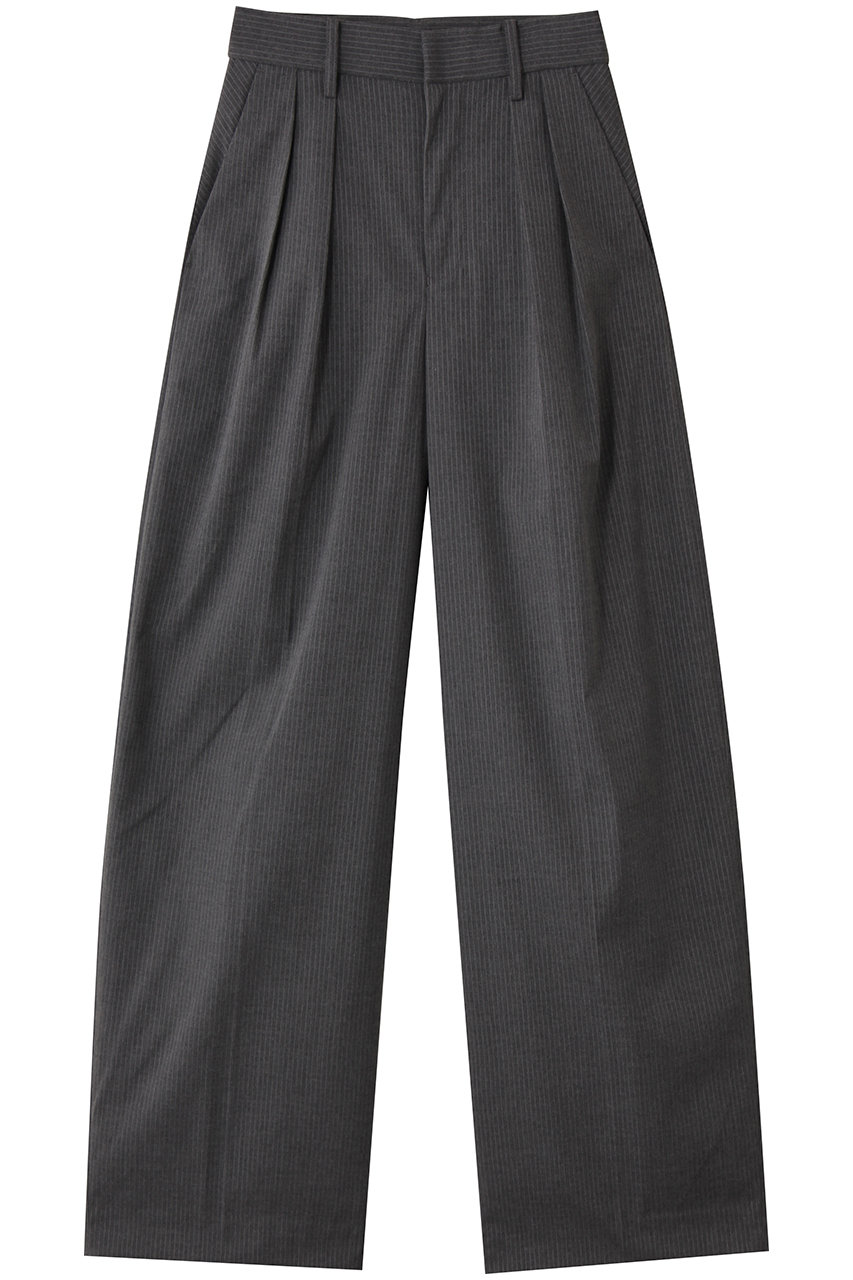 MAISON SPECIAL 2タックカーブワイドテーパードパンツ (C.GRY(チャコールグレー), 36) メゾンスペシャル ELLE SHOP MAISON SPECIAL 2タックカーブワイドテーパードパンツ (C.GRY(チャコールグレー), 36) メゾンスペシャル ELLE SHOP