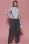 Two Tuck Curve Wide Tapered Pants/2タックカーブワイドテーパードパンツ メゾンスペシャル/MAISON SPECIAL