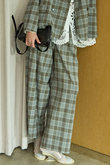 Two Tuck Curve Wide Tapered Pants/2タックカーブワイドテーパードパンツ