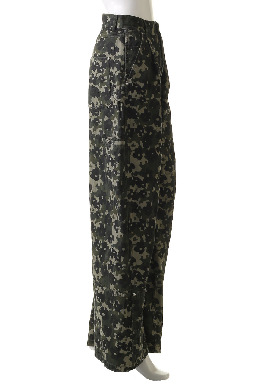 カーキカーゴパンツ【MAISON SPECIAL/メゾンスペシャル】 MAISON SPECIAL カーゴパンツ Ribbon Design Cargo Pants/リボン