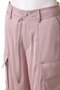 Zip Design Satin Cargo Pants/ジップサテンカーゴパンツ メゾンスペシャル/MAISON SPECIAL