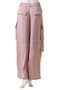 Zip Design Satin Cargo Pants/ジップサテンカーゴパンツ メゾンスペシャル/MAISON SPECIAL
