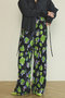 Floral Pattern Pleated Easy Pants/フラワープリーツイージーパンツ メゾンスペシャル/MAISON SPECIAL