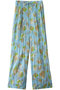 Floral Pattern Pleated Easy Pants/フラワープリーツイージーパンツ メゾンスペシャル/MAISON SPECIAL BLU(ブルー)