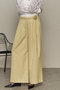 Motif Super Wide Double Waisted Pants/モチーフスーパーワイドダブルウエストパンツ メゾンスペシャル/MAISON SPECIAL