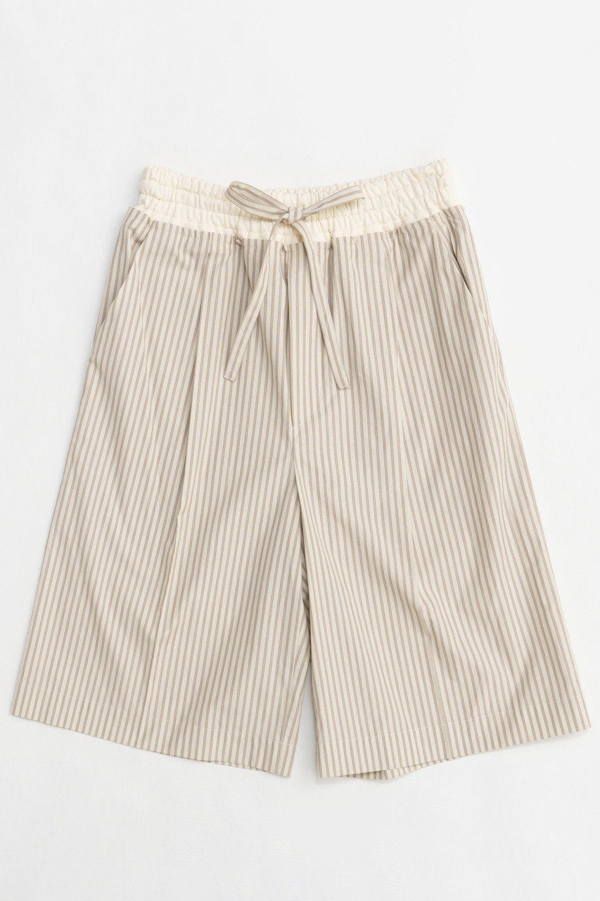 メゾンスペシャル/MAISON SPECIALの【予約販売】Double Waist Easy Half Pants/ダブルウエストイージーハーフパンツ(BGE(ベージュ)/21251465803)