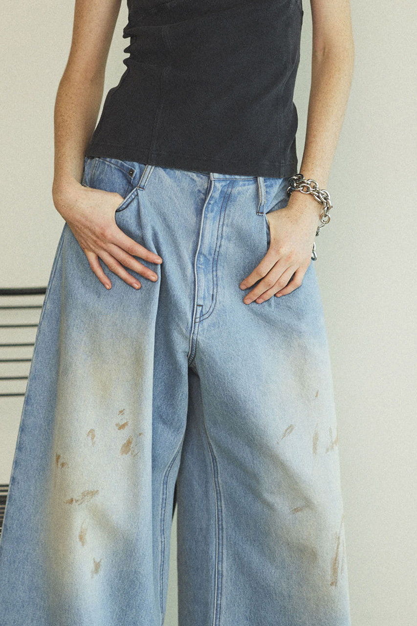 MAISON SPECIAL(メゾンスペシャル)｜Waist Tuck Wide Denim Pants