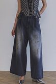 Waist Tuck Wide Denim Pants/ウエストタックワイドデニムパンツ