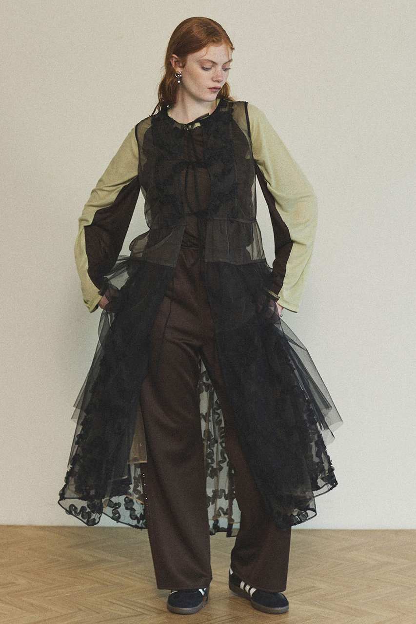 MAISON SPECIAL(メゾンスペシャル)｜Side Rhinestone Pants