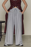 Tuck Gather Wide Silhouette Sweatpants/タックギャザースウェットワイドパンツ